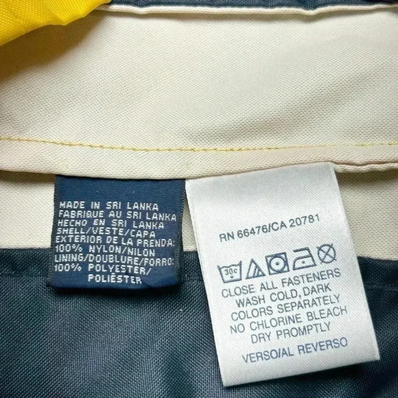 Vintage 90s Tommy Hilfiger Tommy Jeans Rain Jacket Windbreaker XL RARE - Picture 5 of 9